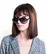 Дамски слънчеви очила в черно-0 снимка