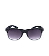 Черни дамски слънчеви очила със сиви лещи-0 снимка