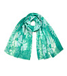 Зелен дамски шал с принт Alda-0 снимка