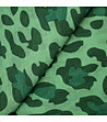 Дамски шал в зелени нюанси с леопардов принт Alla-4 снимка