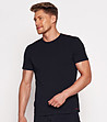 Памучна мъжка черна тениска Bosco-0 снимка