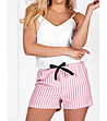 Дамска пижама в бяло и розово Ariana-2 снимка