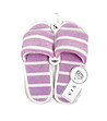 Дамски чехли в лилаво и бяло с високо съдържание на памук Aretha-0 снимка