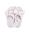 Дамски памучни домашни чехли в бяло и розово Philomena-0 снимка