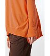 Оранжева памучна дамска жилетка Hestia-2 снимка
