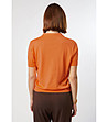 Оранжева памучна дамска блуза Gizela-1 снимка