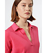 Розова памучна дамска блуза Gizela-2 снимка