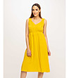 Жълта рокля без ръкави Anatola-0 снимка