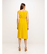 Жълта рокля без ръкави Anatola-1 снимка