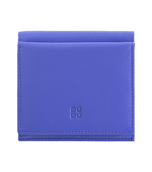 Мъжки кожен портфейл в син нюанс с RFID защита Flavio снимка