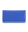 Дамски портфейл в сини нюанси от естествена кожа Canarie с с RFID защита-0 снимка