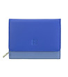 Ефектен дамски портфейл в сини нюанси с RFID защита-0 снимка