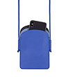 Чанта за телефон от естествена кожа в сини нюанси Minorca-2 снимка