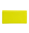 Дамски портфейл от естествена кожа в цвят лайм Gandia-1 снимка