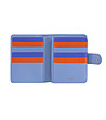 Портфейл от естествена кожа в пастелно синьо Marbella RFID защита-2 снимка