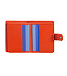 Оранжев кожен дамски портфейл Bilbao с RFID защита-2 снимка