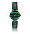 Дамски часовник в златисто и зелено Eliana-0 снимка