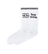 Комплект от 2 чифта мъжки памучни бели чорапи Rian-0 снимка