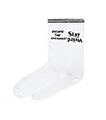 Комплект от 2 чифта мъжки памучни бели чорапи-0 снимка