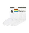 Комплект от 4 чифта мъжки памучни бели чорапи Josto-0 снимка