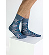 Комплект от 5 чифта мъжки памучни чорапи Sandro-2 снимка