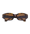 Дамски слънчеви очила с рамки в кафяво и жълто Iris-1 снимка