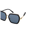 Дамски слънчеви очила в златисто и черно Melody-2 снимка