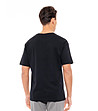 Мъжка памучна тениска в черен цвят Peter-1 снимка