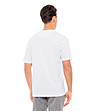 Мъжка памучна тениска в бял цвят Peter-1 снимка