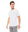 Мъжка памучна тениска в бял цвят Lark-2 снимка