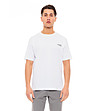 Мъжка памучна тениска в бял цвят с надпис Need-0 снимка