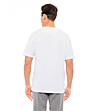 Мъжка памучна тениска в бял цвят с надпис Need-1 снимка