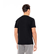 Мъжка памучна тениска в черен цвят Brad-1 снимка