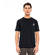 Мъжка памучна тениска в черен цвят Salin-0 снимка