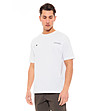 Мъжка памучна тениска в бял цвят с надпис Erik-2 снимка
