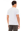 Бяла памучна мъжка тениска с надпис в предната част Felix-1 снимка