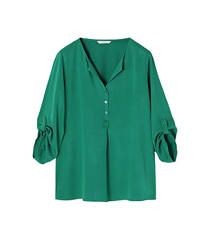 Дамска блуза в зелено Isola снимка