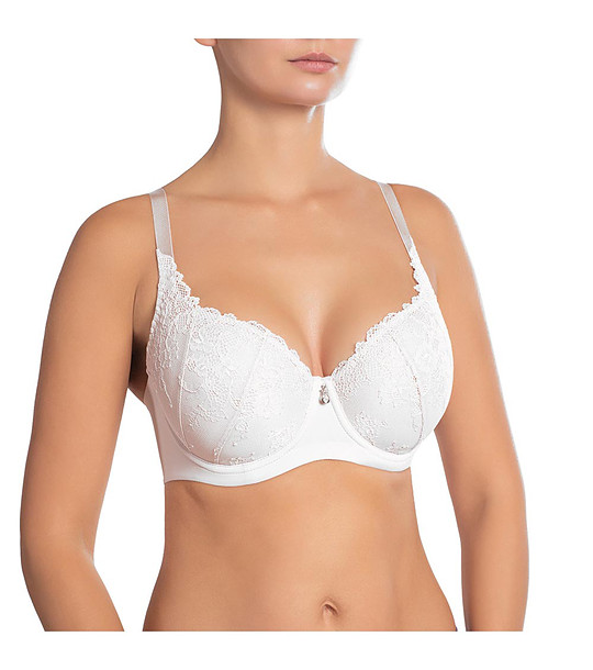 Сутиен в бяло с твърди чашки Valens снимка