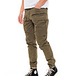 Мъжки памучен карго панталон в цвят каки Jeremy-2 снимка