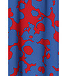 Дълга пола в синьо и червено Sami-3 снимка