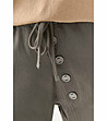 Дамски панталон в цвят таупе Naziri-2 снимка