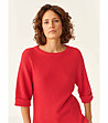 Червен дамски пуловер Minisa-2 снимка