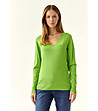 Дамски пуловер в зелено Tessa-0 снимка