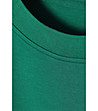 Рокля в зелен нюанс Nisoto с джобове-4 снимка