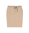 Бежова памучна пола с джобове Hinoki-3 снимка