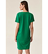 Зелена рокля с джобове Radimi-1 снимка