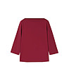 Дамска памучна блуза в цвят бордо Botala-2 снимка