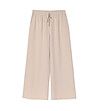 Дамски панталон в цвят светла пудра Pulio-2 снимка