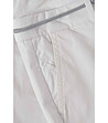 Дамски къси памучни панталони в бяло Hiniki-3 снимка
