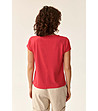 Дамска блуза в червено Szana-1 снимка